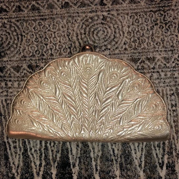 RARE! kate spade Kenessa Peacock Lane Clutch - Picture 5 of 16